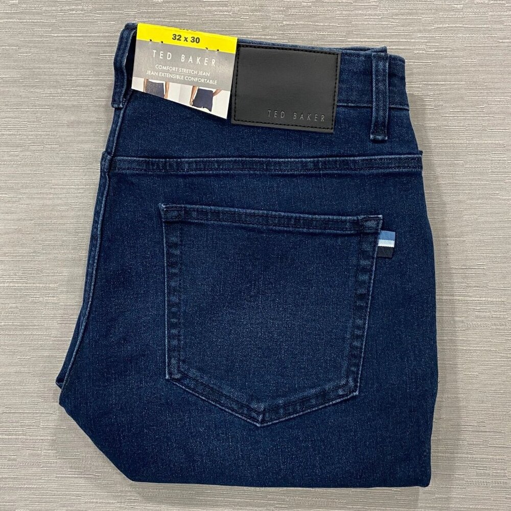 Ted Baker Jeans Mens 32 x 30 Straight Leg Regular Fit Medium Wash Denim Pants